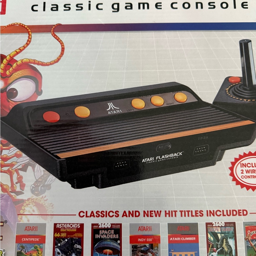 Flashback Classic Game Console - Black